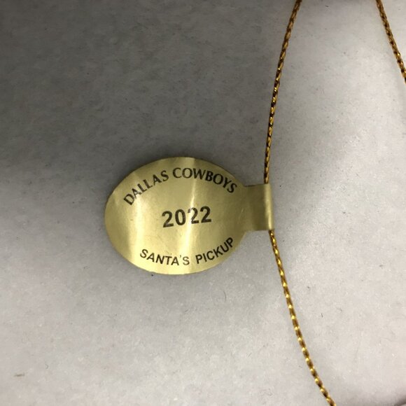 THE DANBURY MIN Dallas Cowboys Ceramic Christmas Tree Ornament - Picture 8 of 9